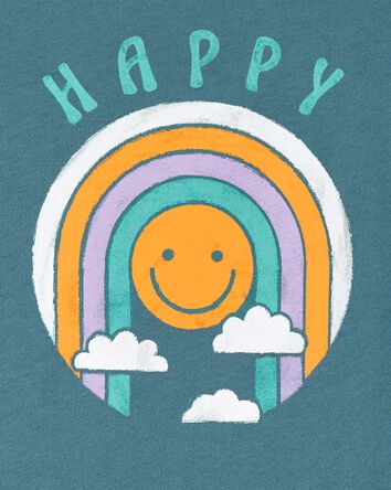 Happy Rainbow Graphic Tee, 