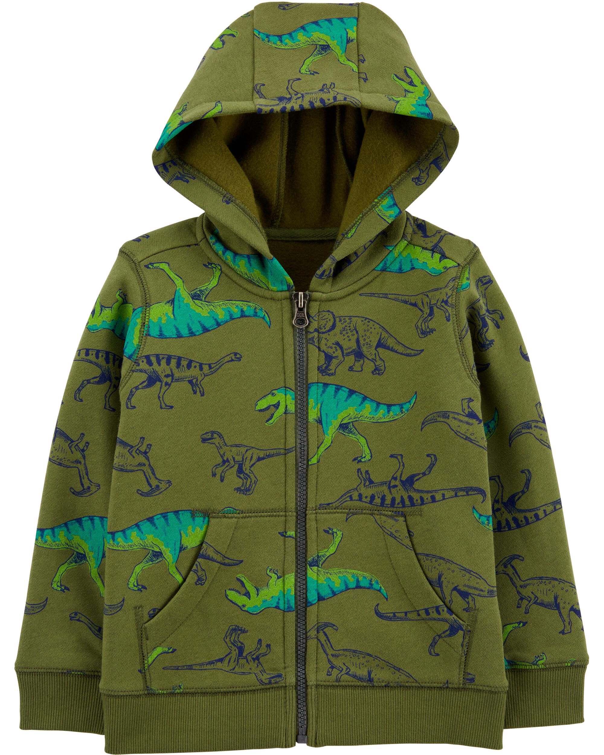 zip up fleece lined hoodie