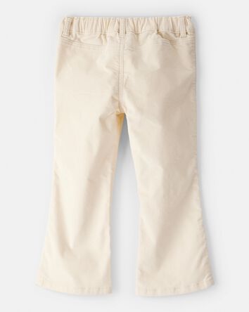 Toddler Girl Flare Pants - Ivory, 