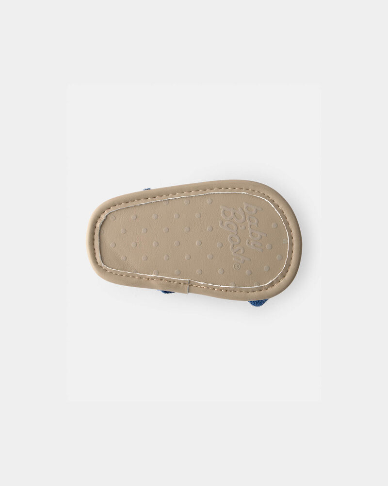 Baby Girl Bow Sandals - Blue, image 5 of 6 slides