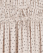 Kid Polka Dot Viscose Dress, image 3 of 4 slides