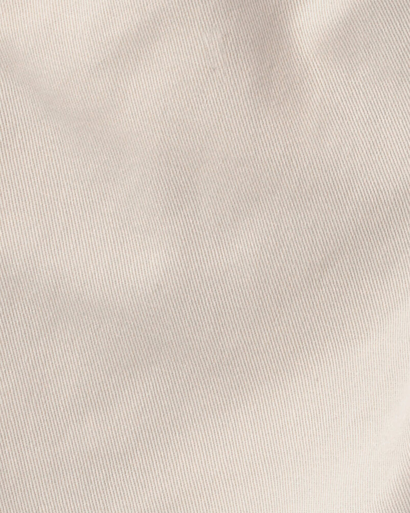 B&eacute;b&eacute; - Pantalon ample en serg&eacute; de coton biologique, image 3 sur 4 diapositives
