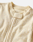 Baby Organic Cotton Floral Sleeper, image 2 of 4 slides