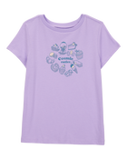 Kid Cosmic Cuties Short-Sleeve Graphic Tee - Purple, image 1 of 3 slides