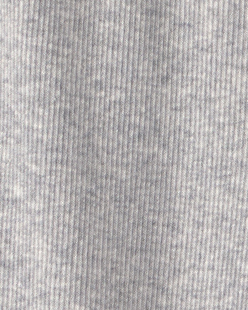 Baby Boy Organic Cotton Rib Footed Pants, image 3 of 4 slides