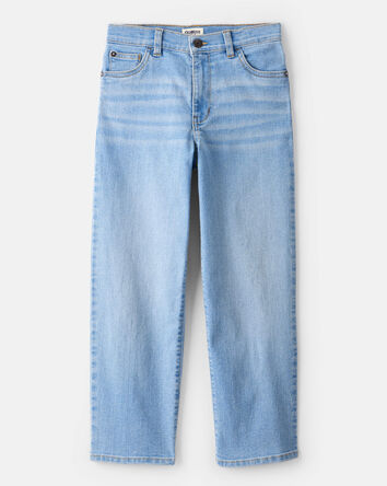 Garçons - Jeans en denim décontractés - Bleu, 