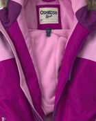 Baby Girl 1 Piece Snowsuit- Purple, image 4 of 8 slides
