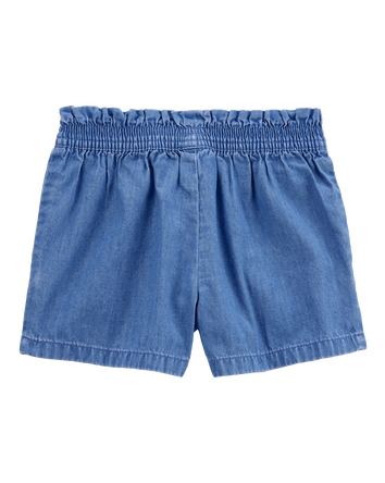 Toddler Chambray Pull-On Shorts, 