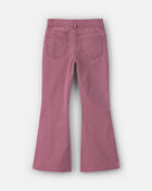 Filles - Pantalon &eacute;vas&eacute; en serg&eacute; &ndash; Mauve, image 2 sur 3 diapositives