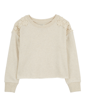 Kid Embroidered Fleece Pullover, 