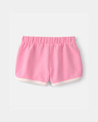Tout-petit fille - Short de sport en jersey bouclette - Rose, image 2 sur 3 diapositives