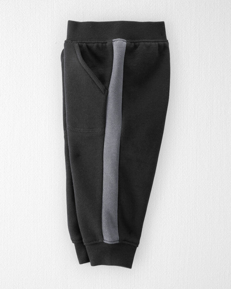 Baby 2-Piece Fleece Top & Pant Set Made with Organic Cotton, image 3 of 6 slides