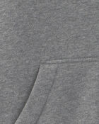 Toddler Boy Fleece Zip-Up Jacket - Grey, image 3 of 4 slides