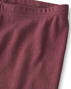 Girls 2-Piece Organic Cotton Pointelle Pajamas, image 2 of 4 slides