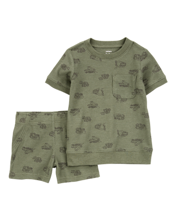 Toddler 2-Piece Construction Outfit Set, 
