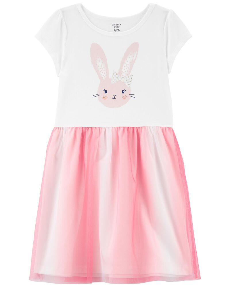 Bunny Jersey Tutu Dress, image 1 of 4 slides