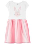 Bunny Jersey Tutu Dress, image 1 of 4 slides