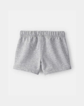 Baby Boy French Terry Shorts - Grey, 