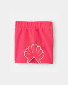Toddler Girl Shell French Terry Shorts - Orange, image 2 of 5 slides