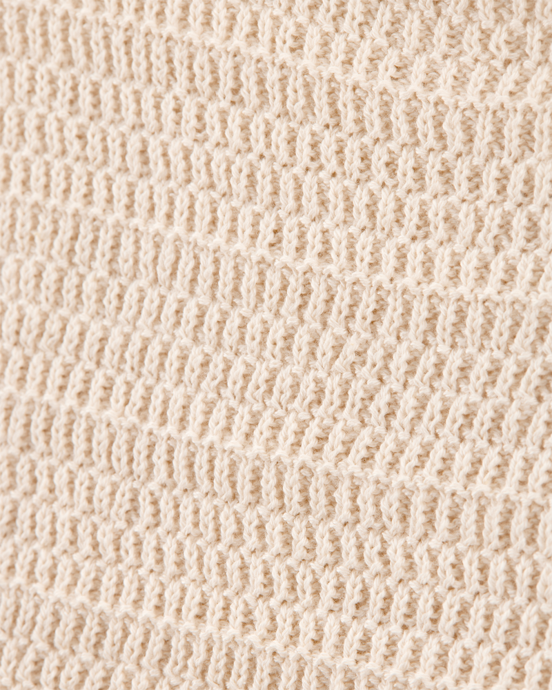 Enfant en bas âge Débardeur en tricot et crochet - Ivoire, image 2 sur 4 diapositives