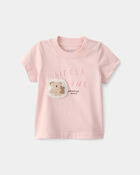 Baby Girl 'Little One' Koala Graphic Tee - Pink, image 1 of 4 slides