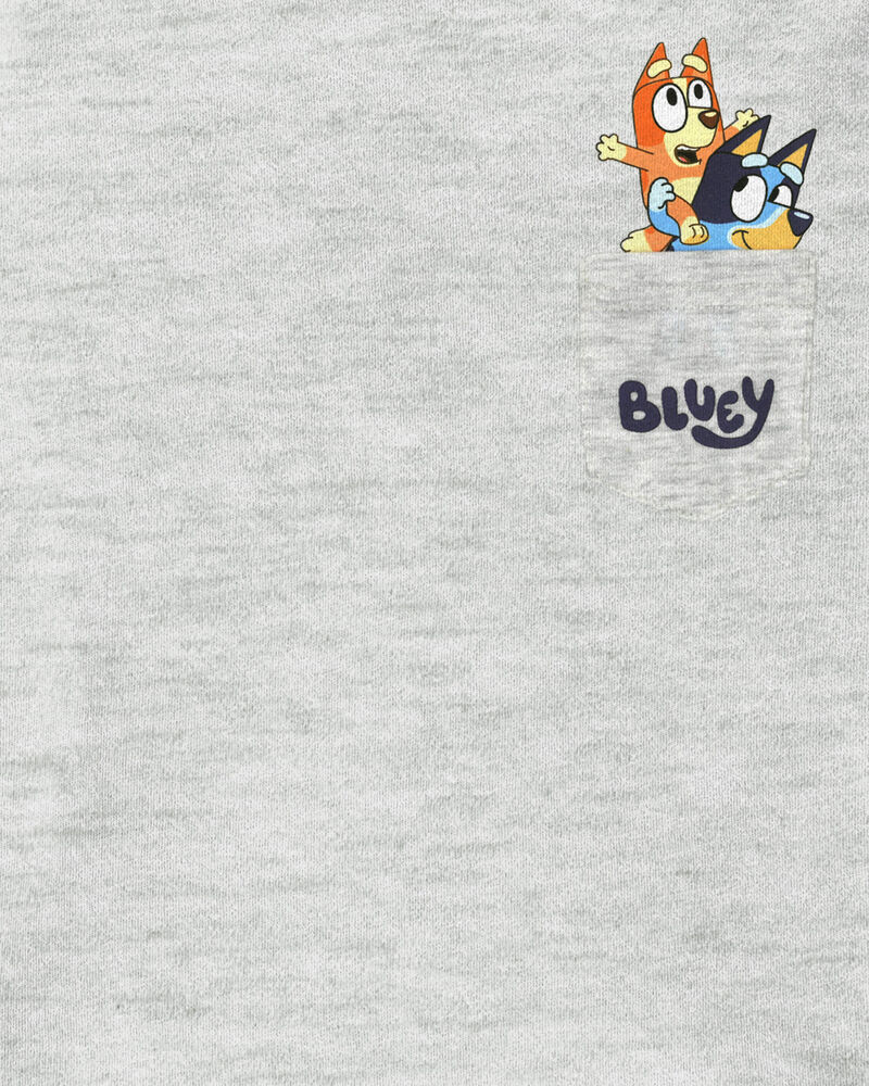 Toddler Bluey Tee - Grey, image 2 of 2 slides