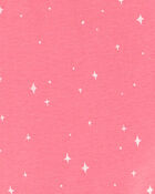 Girls 4-Piece Unicorn 100% Cotton Snug Fit Pyjama Set - Coral/Pink, image 3 of 5 slides