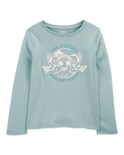 Kid The Future Begins Today Long-Sleeve Shirt - Green, image 1 of 3 slides