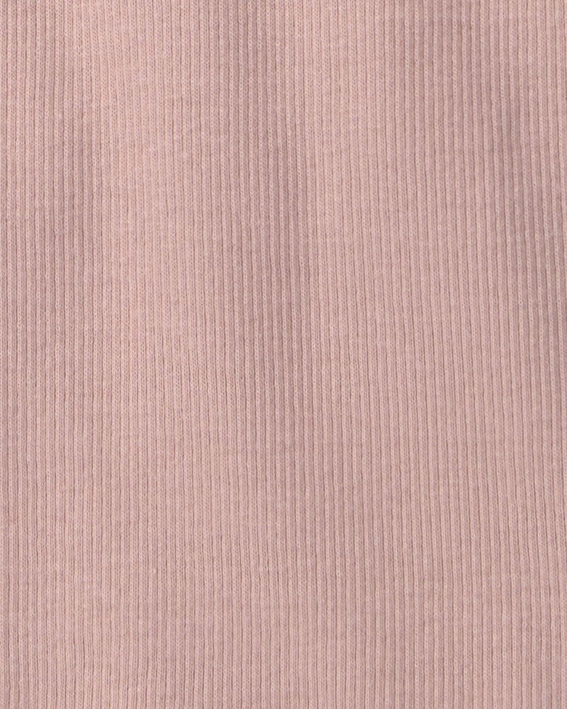 Baby Girl 3-Pack Organic Cotton Rib Slim Fit Tops, image 5 of 6 slides