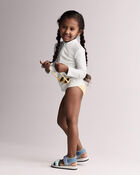 Toddler Full-Zip Long-Sleeve Rashguard - Light Green, image 4 of 6 slides