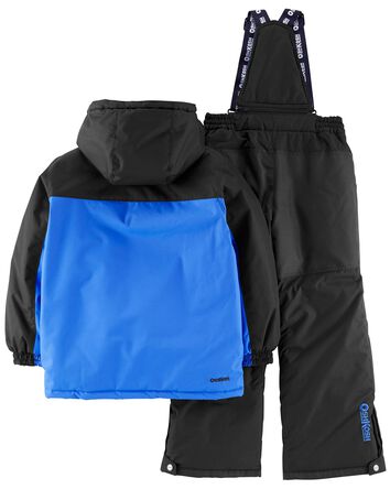 Kid 2-Piece Snowsuit With A Bonus Hat And Neck Warmer, 