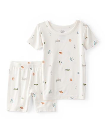 Toddler 2-Piece Camp Print PurelySoft Pajamas, 