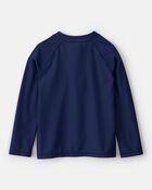 Boys 2-Piece Rashguard & Swim Trunk Set - Navy, image 3 of 7 slides