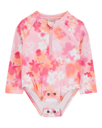 Baby 1-Piece Floral  Rashguard, 
