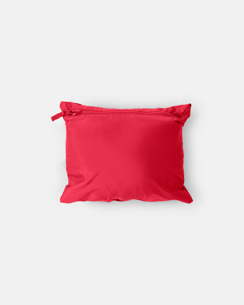 Boys Midweight Packable Puffer - Red, image 3 of 4 slides