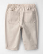 B&eacute;b&eacute; - Pantalon ample en serg&eacute; de coton biologique, image 2 sur 4 diapositives