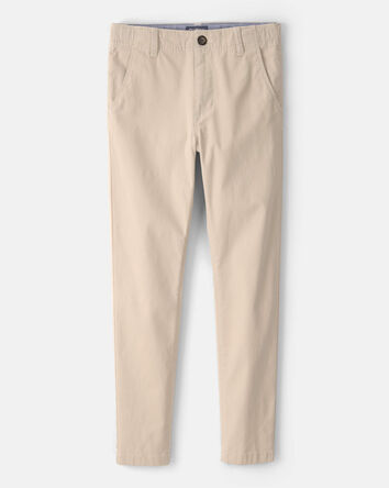 Boys Slim Tapered Chino Pants, 