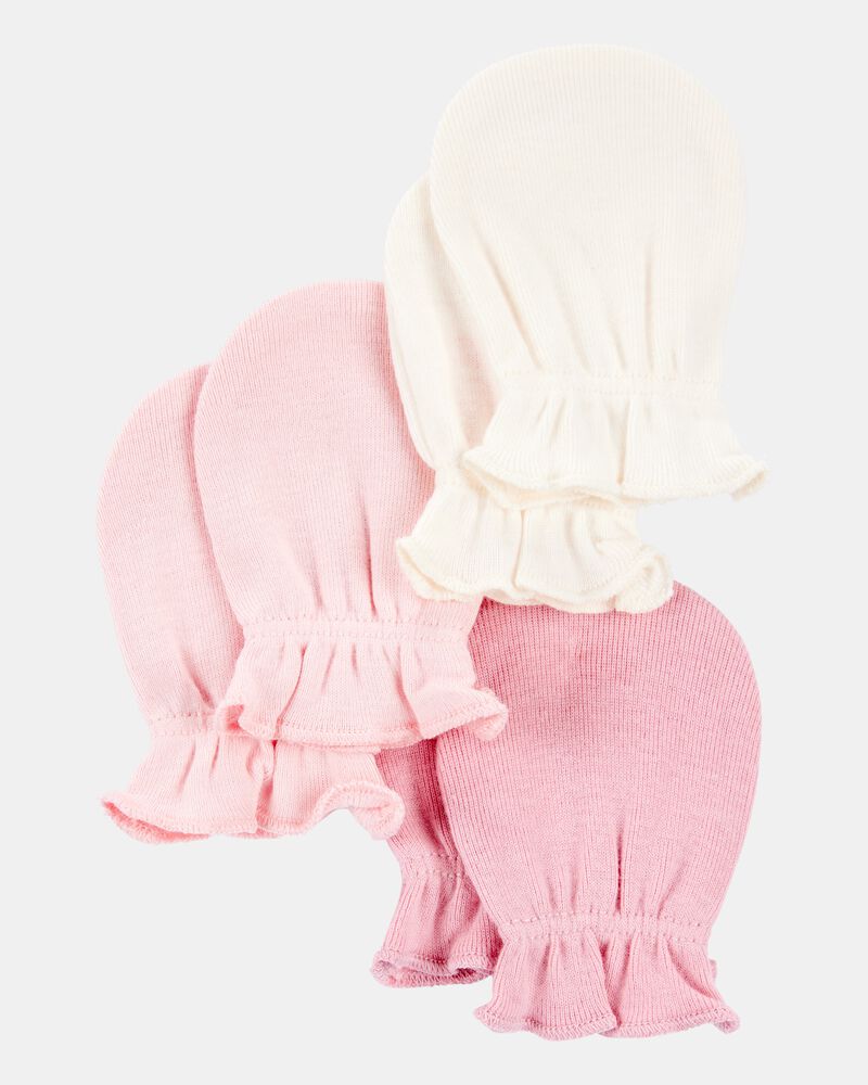 Baby 3-Pack Mitts, image 1 of 2 slides