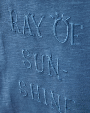 Toddler Sun Knit Short-Sleeve Tee - Blue, 