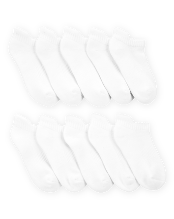 Kid 10-Pack No Show Socks, 