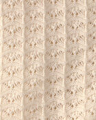 Filles - Cardigan boutonn&eacute; en tricot - Cr&egrave;me, image 2 sur 2 diapositives