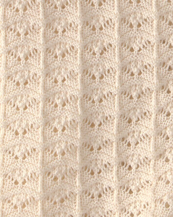 Girls Button-Down Knit Cardigan Sweater - Cream, 