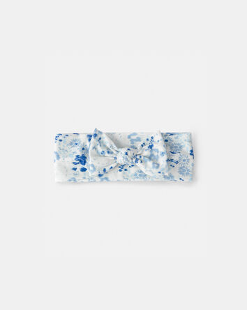 B&eacute;b&eacute; fille - Bandeau &agrave; fleurs Winnie l&rsquo;Ourson de Disney&reg; - Bleu/Blanc, 