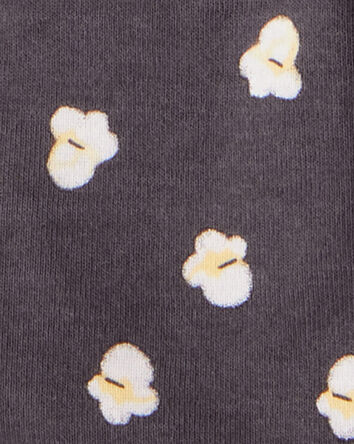 Toddler Girl Movie Print 100% Cotton Long-Sleeve 4-Piece Pyjamas - Pink/Black, 