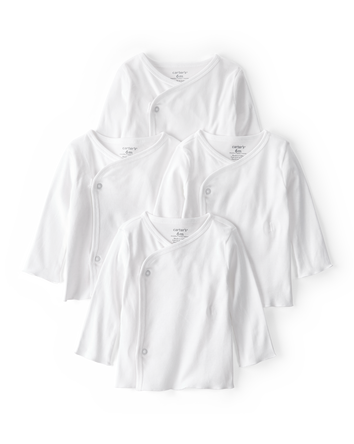 Baby 4-Pack Side-Snap Tees, 