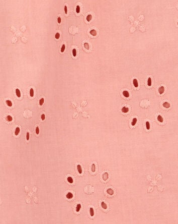 Toddler Eyelet Flutter Jumpsuit - Pink, 