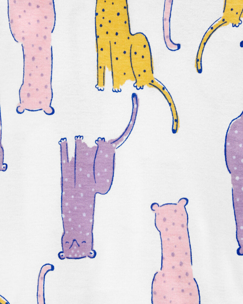 Enfant en bas âge Pyjama 4 pièces pour chat en coton 100% confortable, image 3 sur 4 diapositives