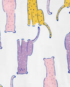 Enfant en bas âge Pyjama 4 pièces pour chat en coton 100% confortable, image 3 sur 4 diapositives