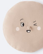 Toddler Girl Beret with Face Graphic - Tan, image 7 of 7 slides