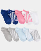 Kid 10-Pack No-Show Socks, image 1 of 2 slides